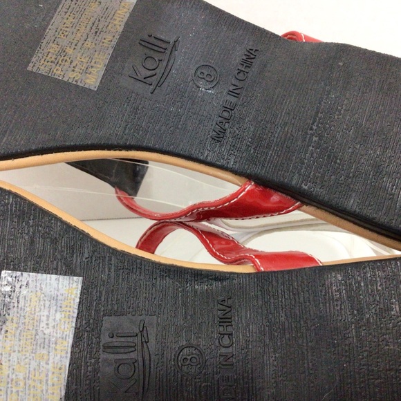 Kalli “KIWI” Red White & Blue Sandals, 8 - Picture 7 of 8